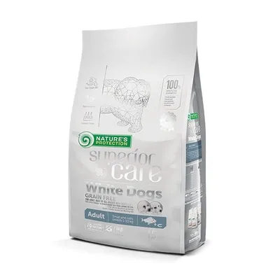 Nature's Protection, Superior Care White Dogs, białoryba, karma sucha dla psów, 1.5 kg