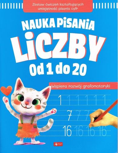 Nauka pisania. Liczby od 1 do 20