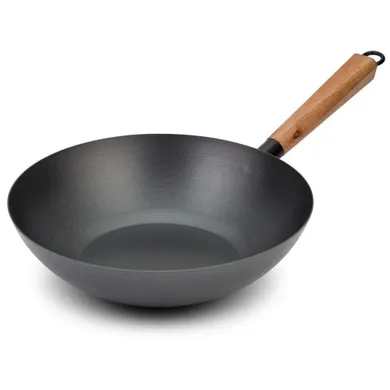 Nava, patelnia wok, stalowa, 30 cm