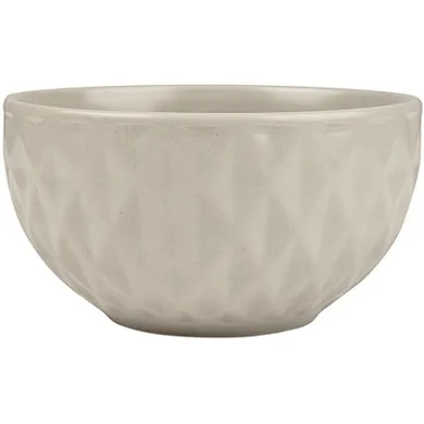 Nava, Soho Classic, miska ceramiczna, szara, 14 cm, 700 ml