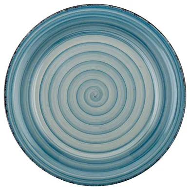 Nava, talerz ceramiczny deserowy, płytki, niebieski, Faded Blue, 19 cm