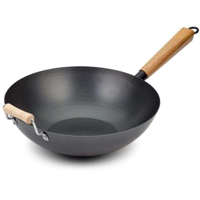 Nava, wok kantoński, stalowy, 32 cm