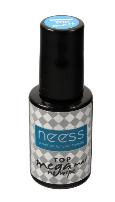 Neess, Top Mega Mat No Wipe na lakier hybrydowy, 4 ml