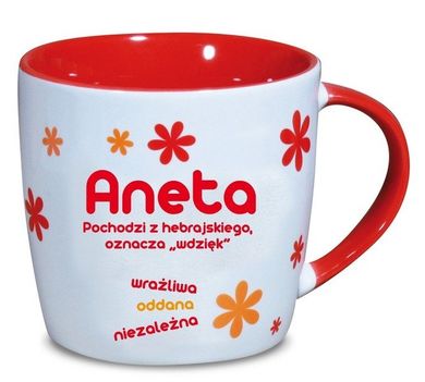 Nekupto, Aneta, imienny kubek ceramiczny, 330 ml