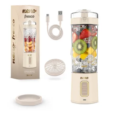 Neno, Fresco, przenośny blender, 360 W, beżowy, 700 ml