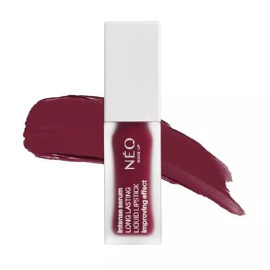 Neo Make Up, Intense Serum Long Lasting Liquid Lipstick, długotrwała pomadka do ust w płynie 09 Raspberry Burgund, 5 ml