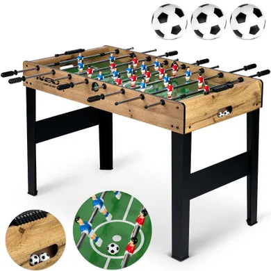 Neo-Sport, stół do gry w piłkarzyki, 118-61-79 cm, NS-805, drewniany
