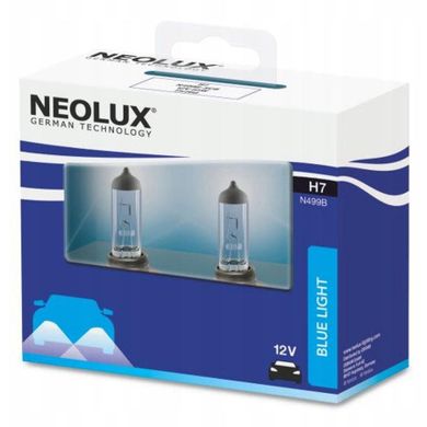Neolux, H7 Blue Light, żarówka halogenowa, 12V, 55W, 2 szt.