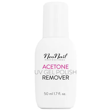 NeoNail, Acetone UV Gel Polish Remover, zmywacz do lakieru hybrydowego, 50 ml