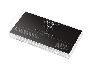 NeoNail, Duo Acrylgel Tips, formy/ tipsy do przedłużania paznokci akrylożelem, 100 szt.