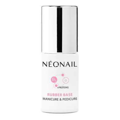 NeoNail, Rubber Base Manicure & Pedicure, baza hybrydowa, 7.2 ml