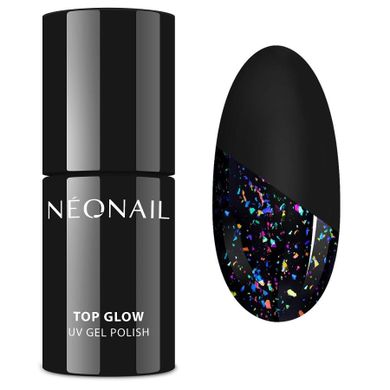 NeoNail, Top Glow, top hybrydowy, Polaris, 7.2 ml