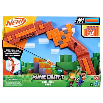 Nerf Minecraft, Łuk, wyrzutnia z 8 strzałkami