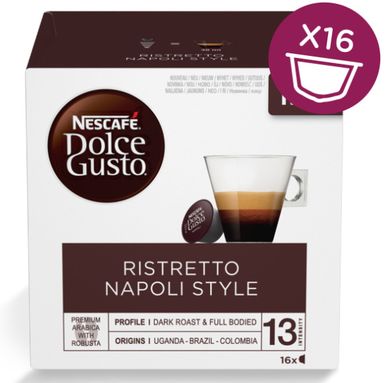 Nescafe, Dolce Gusto Ristretto Napoli, kawa, 16 kapsułek