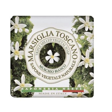 Nesti Dante, Marsiglia Toscano Muschio Bianco naturalne mydło toaletowe, 200 g