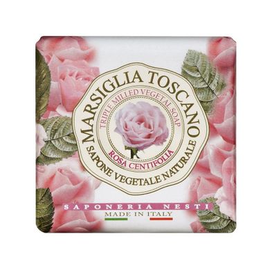 Nesti Dante, Marsiglia Toscano Rosa Centifolia naturalne mydło toaletowe, 200 g