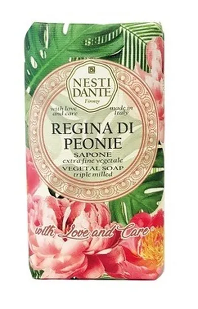 Nesti Dante, Regina Di Peonie Sapone, naturalne mydło toaletowe, Piwonia, 250 g