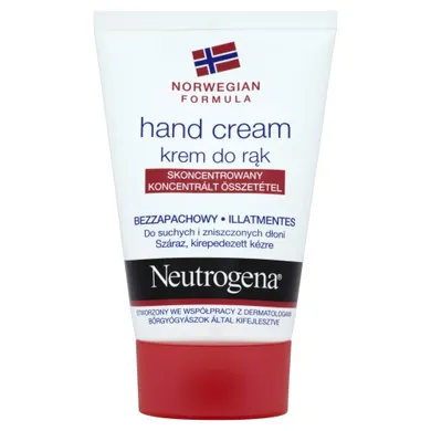 Neutrogena, Formuła Norweska, bezzapachowy krem do rąk suchych, 50 ml