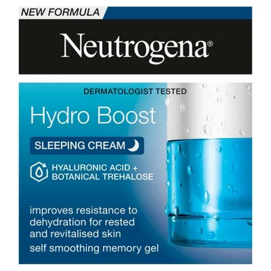 Neutrogena, Hydro Boost, nawadniający krem-maska na noc, 50 ml