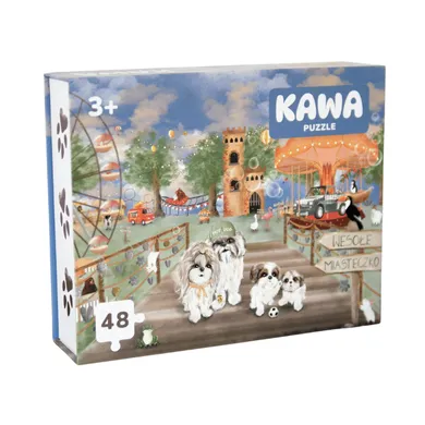 Neverending Store Anna Załęcka, Wesołe miasteczko, puzzle XL, 48 elementów