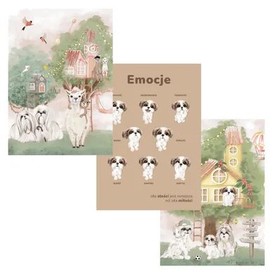 Neverending Store, plakaty A4, Emocje, 3 szt.