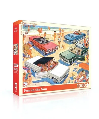New York Company, Zabawa na plaży, General Motors, puzzle, 1000 elementów