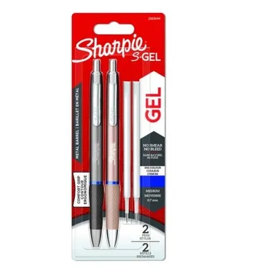 Newell, Sharpie Długopis Sgel, niebieski 2szt Wkłady 2162644