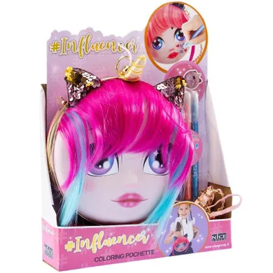 Nice Group, torebka na ramię, fuksja