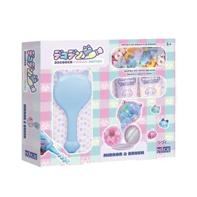 Nice Group, zestaw kreatywny, lusterko i szczotka do włosów