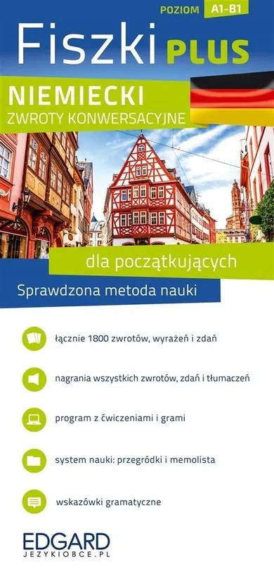 Niemiecki.Fiszki PLUS Zwroty dla początkujących