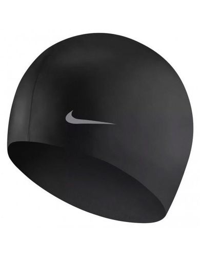 Nike, Youth, silikonowy czepek pływacki, rozmiar junior, czarny