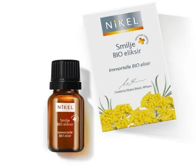 Nikel, Antyoksydacyjny eliksir 100% naturalny z wyciągiem z kwiatu Immortelle, 10 ml