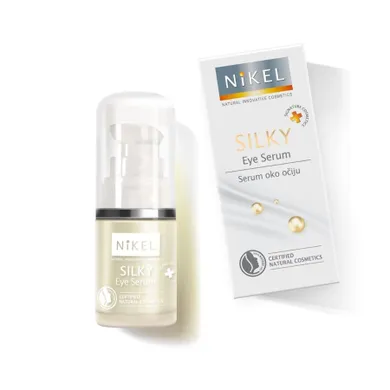 Nikel, Silky, serum pod oczy przeciwstarzeniowe, kompleks różany, 15 ml