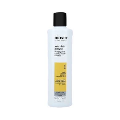 Nioxin, Scalp 1 Cleanser Shampoo, szampon oczyszczający do włosów naturalnych, lekko przerzedzonych, 300 ml