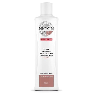Nioxin, System 3 Scalp Therapy Revitalising Conditioner, odżywka do włosów farbowanych lekko przerzedzonych, 300 ml