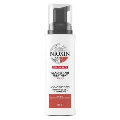Nioxin, System 4 Leave-In Scalp & Hair Treatment, kuracja bez spłukiwania do skóry głowy i włosów farbowanych znacznie przerzedzonych, 100 ml