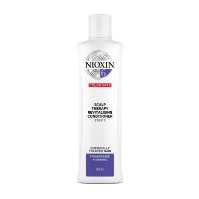 Nioxin, System 6 Scalp Therapy Revitalising Conditioner, odżywka do włosów poddanych zabiegom chemicznym znacznie przerzedzonych, 300 ml