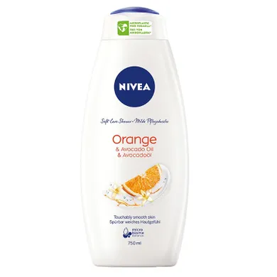 Nivea, Bath Care, Care & Orange, żel pod prysznic, 750 ml