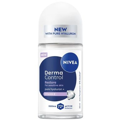 Nivea, Derma Control Restore, antyperspirant, roll-on, 50 ml