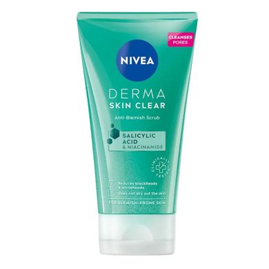 Nivea, Derma Skin Clear, peeling przeciw niedoskonałościom, 150 ml
