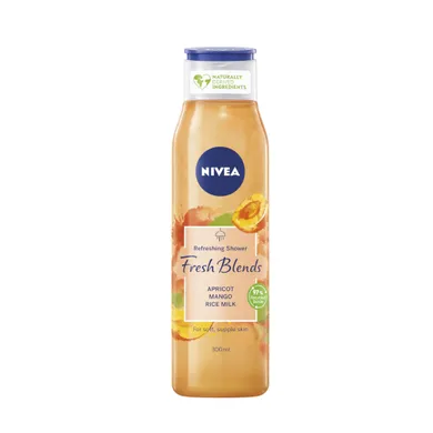 Nivea, Fresh Blends, żel pod prysznic, odświeżający, Morela & Mango & Mleczko Ryżowe, 300 ml