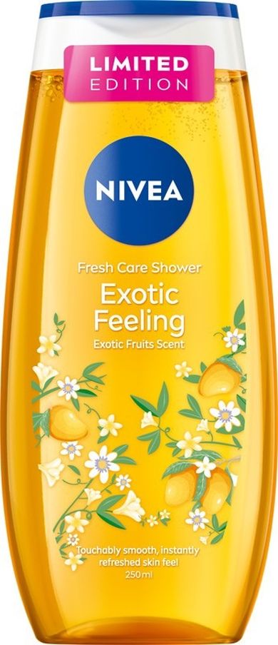 Nivea, Fresh Care Shower, Exotic Feeling, żel pod prysznic, 250 ml - wersja limitowana