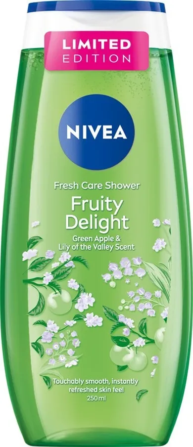 Nivea, Fresh Care Shower, Fruity Delight, żel pod prysznic, 250 ml - wersja limitowana