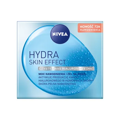 Nivea, Hydra Skin Effect, żel do twarzy na dzień, moc nawodnienia, 50 ml