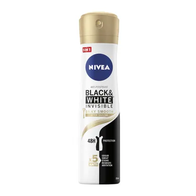 Nivea, Invisible Silky Smooth, dezodorant damski, spray, 250 ml