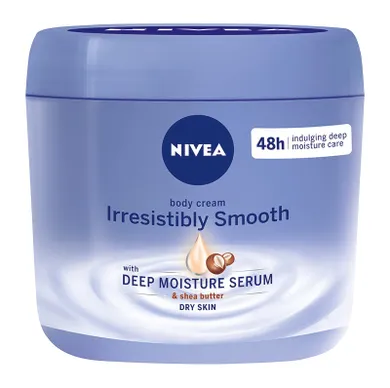 Nivea, Irresistibly Smooth Body Cream, wygładzający krem do ciała, 400 ml