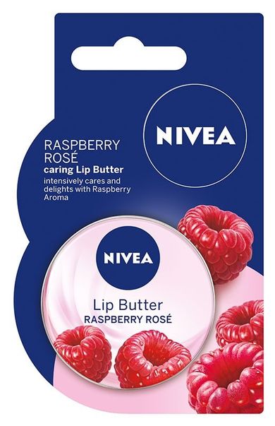 Nivea, Lip Butter, balsam do ust, Raspberry Rose, 16,7 g