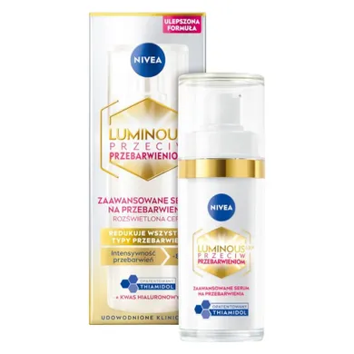 Nivea, Luminous630, zaawansowane serum na przebarwienia, 30 ml