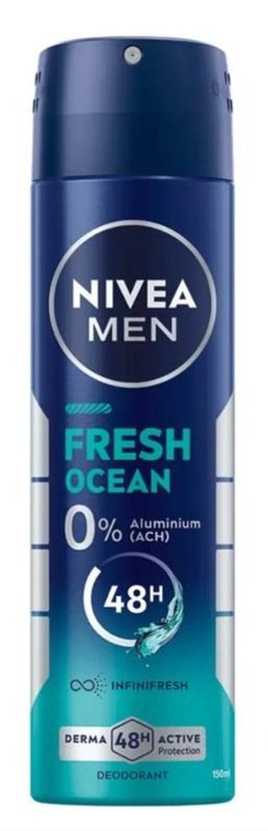 Nivea Men, dezodorant w sprayu dla mężczyzn, fresh ocean, 150 ml