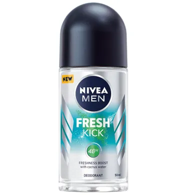 Nivea Men, Fresh Kick, dezodorant roll-on, 50 ml